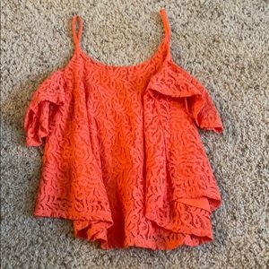 Orange blouse